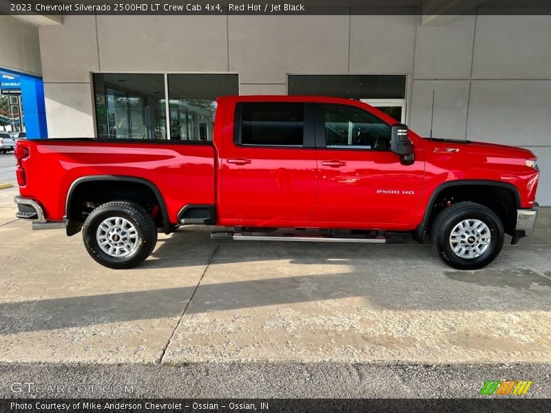 Red Hot / Jet Black 2023 Chevrolet Silverado 2500HD LT Crew Cab 4x4