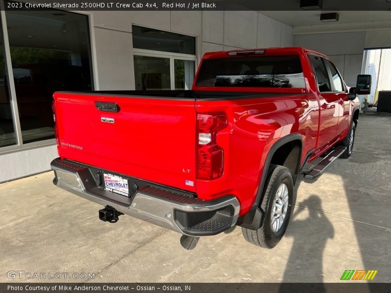 Red Hot / Jet Black 2023 Chevrolet Silverado 2500HD LT Crew Cab 4x4