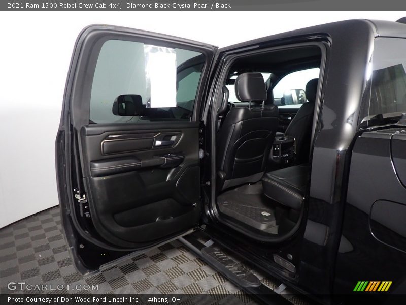 Diamond Black Crystal Pearl / Black 2021 Ram 1500 Rebel Crew Cab 4x4