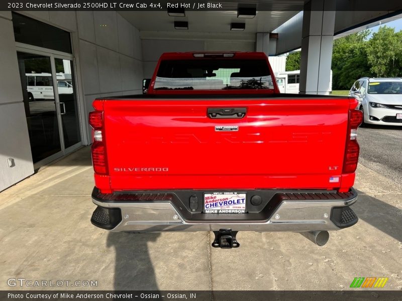 Red Hot / Jet Black 2023 Chevrolet Silverado 2500HD LT Crew Cab 4x4
