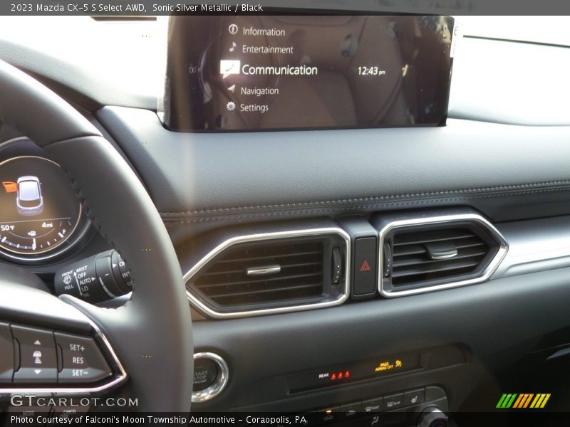 Sonic Silver Metallic / Black 2023 Mazda CX-5 S Select AWD