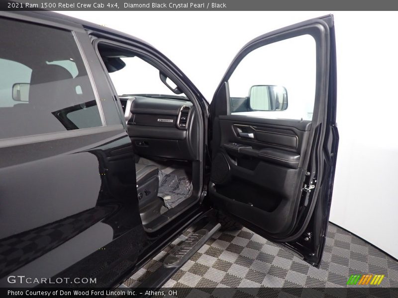 Diamond Black Crystal Pearl / Black 2021 Ram 1500 Rebel Crew Cab 4x4