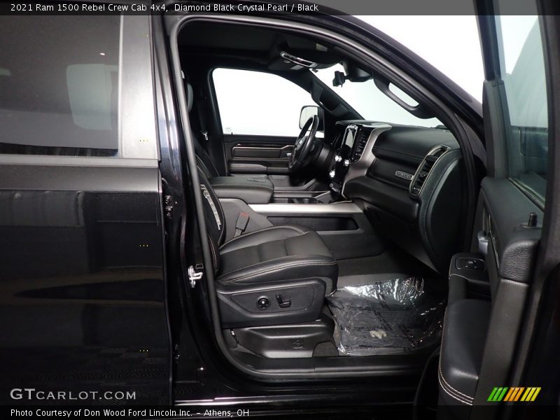 Diamond Black Crystal Pearl / Black 2021 Ram 1500 Rebel Crew Cab 4x4