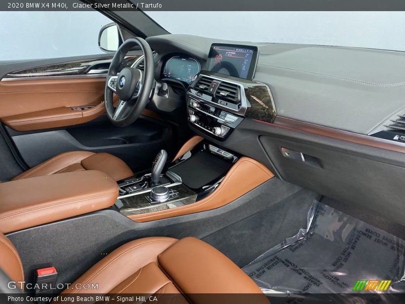 Glacier Silver Metallic / Tartufo 2020 BMW X4 M40i