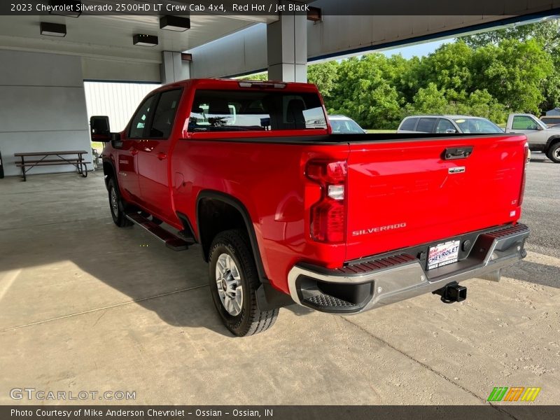 Red Hot / Jet Black 2023 Chevrolet Silverado 2500HD LT Crew Cab 4x4