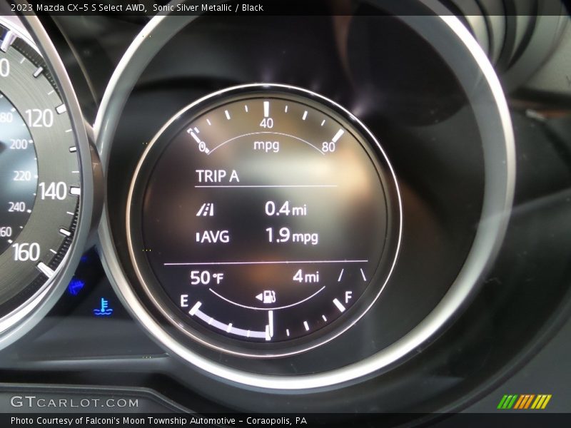 Sonic Silver Metallic / Black 2023 Mazda CX-5 S Select AWD