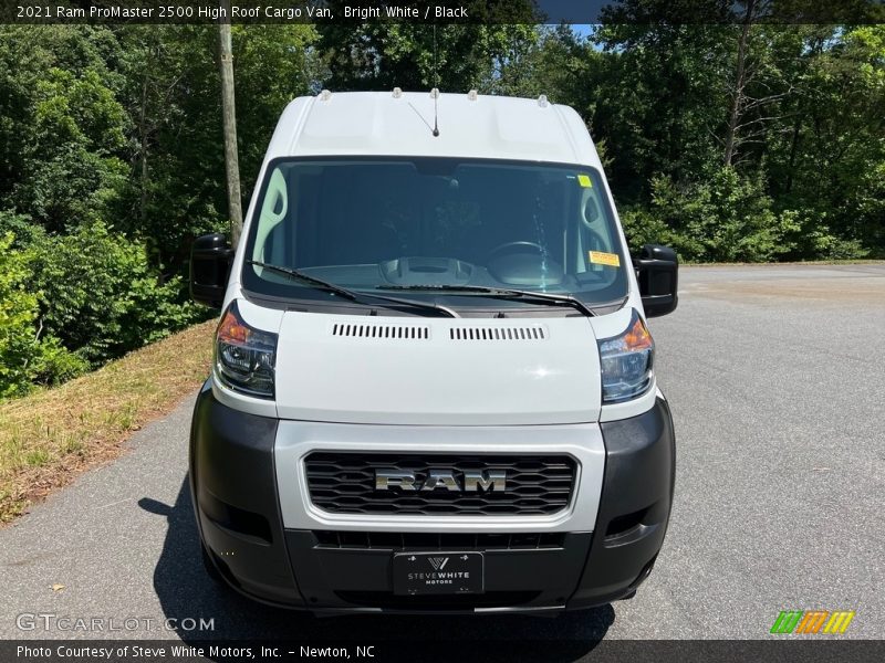 Bright White / Black 2021 Ram ProMaster 2500 High Roof Cargo Van