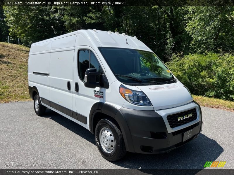 Bright White / Black 2021 Ram ProMaster 2500 High Roof Cargo Van
