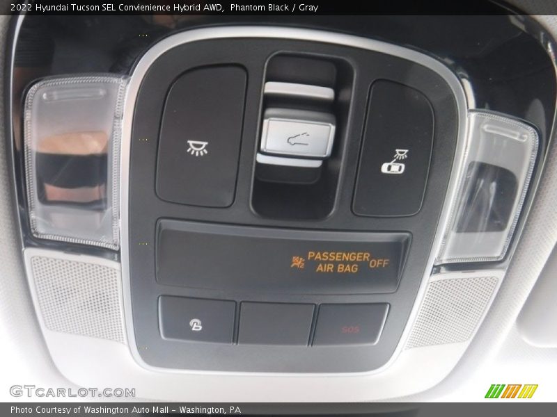 Phantom Black / Gray 2022 Hyundai Tucson SEL Convienience Hybrid AWD