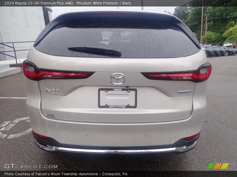 Rhodium White Premium / Black 2024 Mazda CX-90 Premium Plus AWD