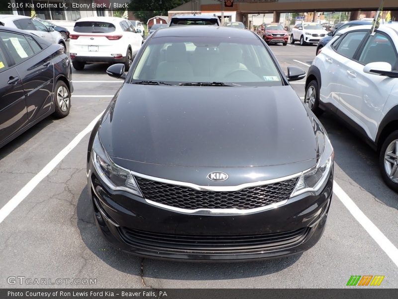 Ebony Black / Black 2016 Kia Optima LX
