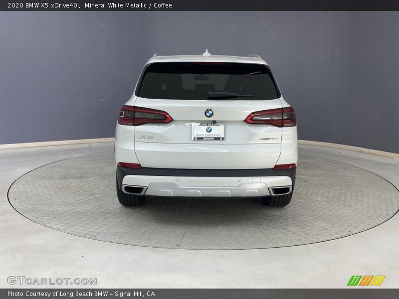 Mineral White Metallic / Coffee 2020 BMW X5 xDrive40i