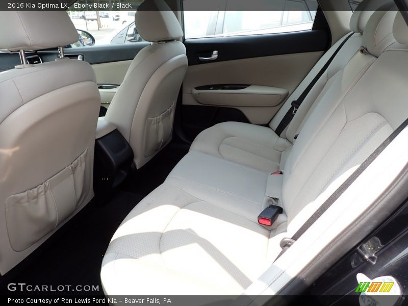 Rear Seat of 2016 Optima LX