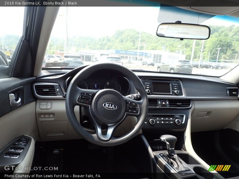 Ebony Black / Black 2016 Kia Optima LX