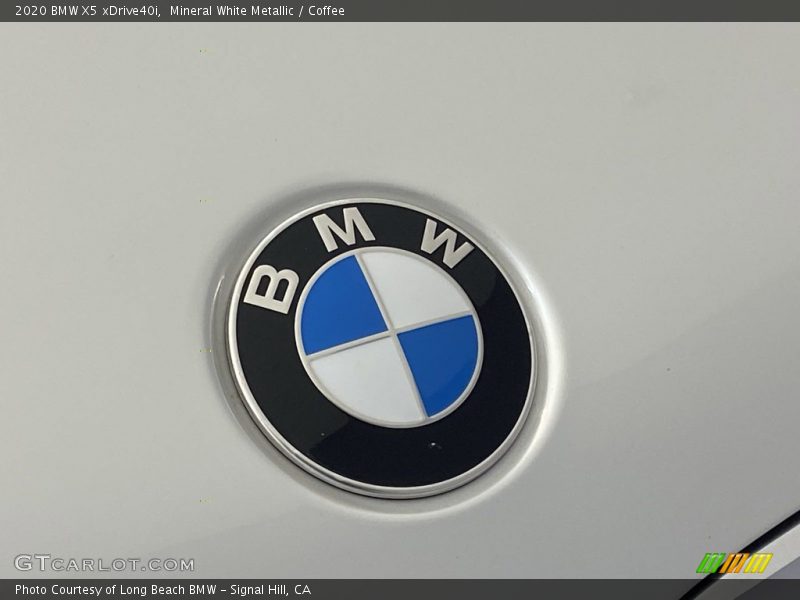 Mineral White Metallic / Coffee 2020 BMW X5 xDrive40i
