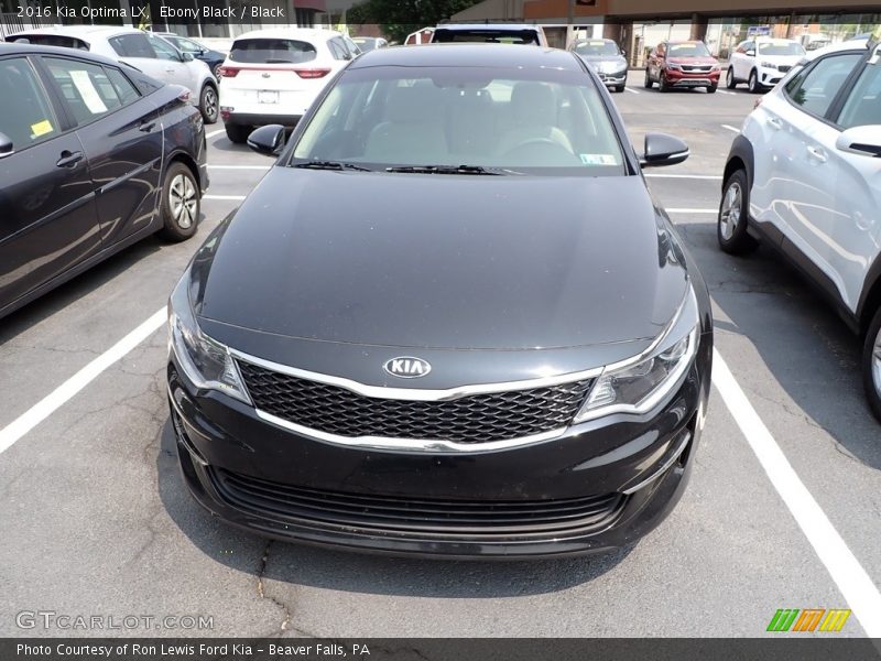 Ebony Black / Black 2016 Kia Optima LX