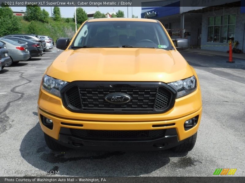 Cyber Orange Metallic / Ebony 2021 Ford Ranger XLT SuperCrew 4x4