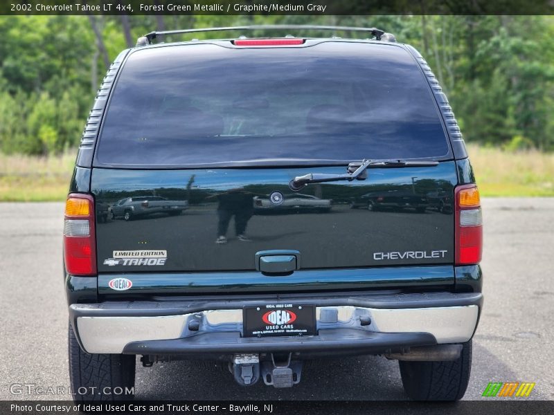 Forest Green Metallic / Graphite/Medium Gray 2002 Chevrolet Tahoe LT 4x4