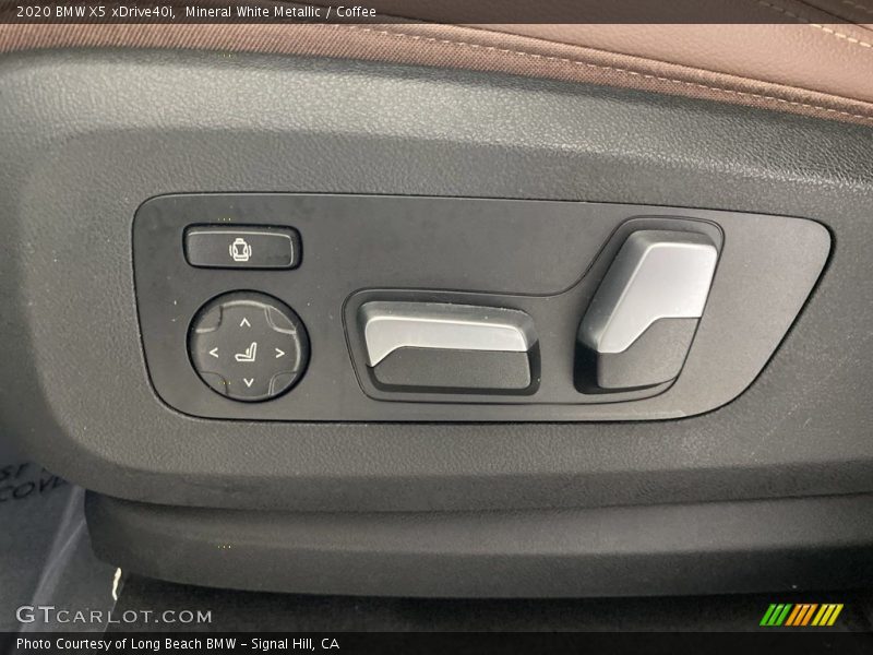 Mineral White Metallic / Coffee 2020 BMW X5 xDrive40i