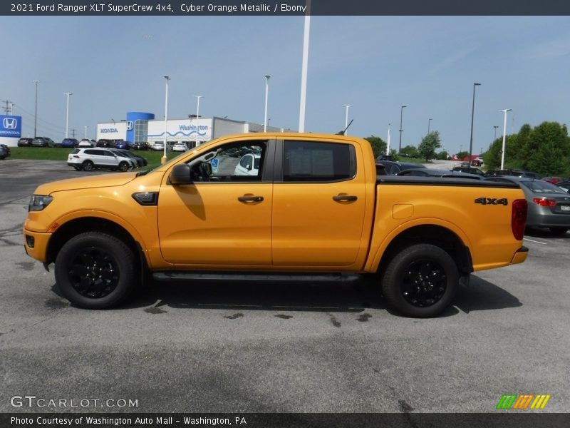  2021 Ranger XLT SuperCrew 4x4 Cyber Orange Metallic