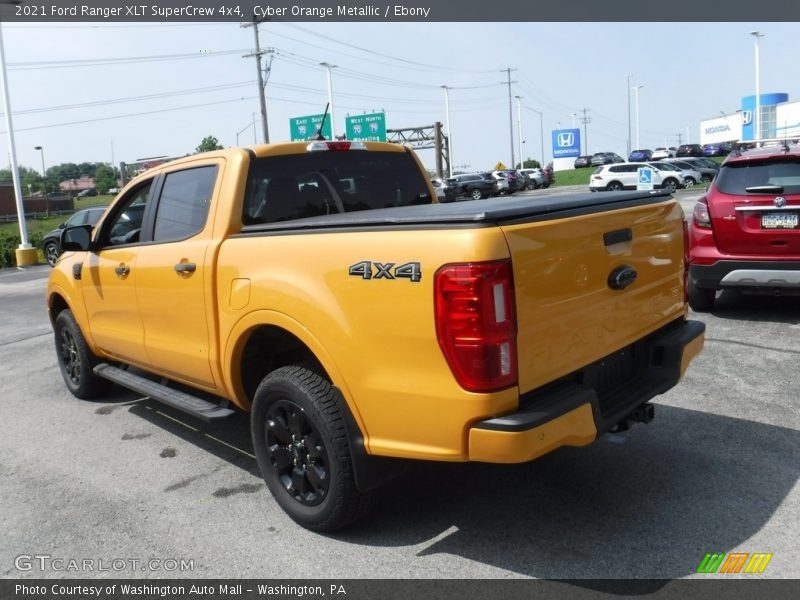 Cyber Orange Metallic / Ebony 2021 Ford Ranger XLT SuperCrew 4x4
