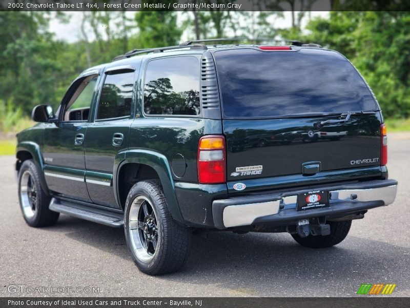 Forest Green Metallic / Graphite/Medium Gray 2002 Chevrolet Tahoe LT 4x4