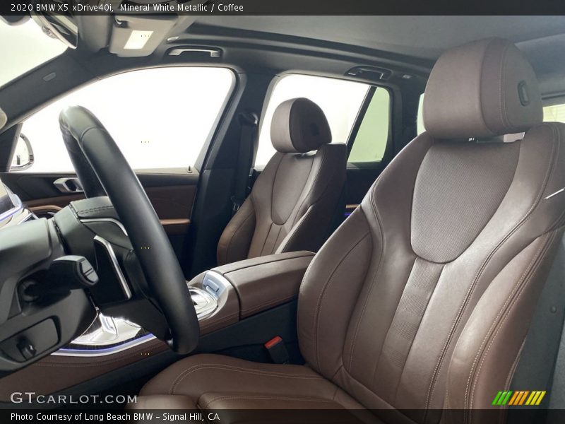 Mineral White Metallic / Coffee 2020 BMW X5 xDrive40i