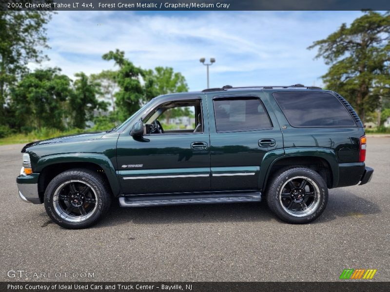 Forest Green Metallic / Graphite/Medium Gray 2002 Chevrolet Tahoe LT 4x4