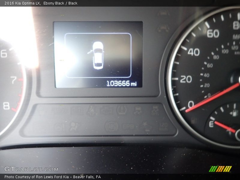 Ebony Black / Black 2016 Kia Optima LX