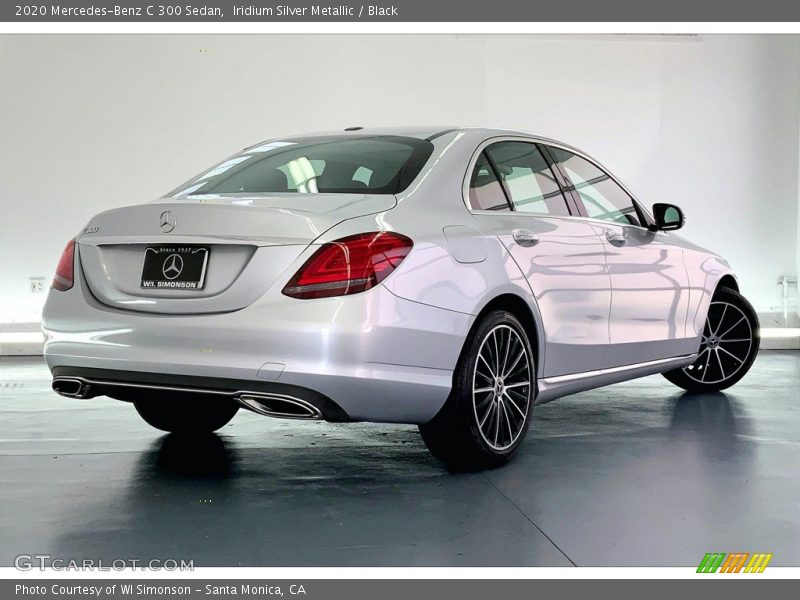 Iridium Silver Metallic / Black 2020 Mercedes-Benz C 300 Sedan