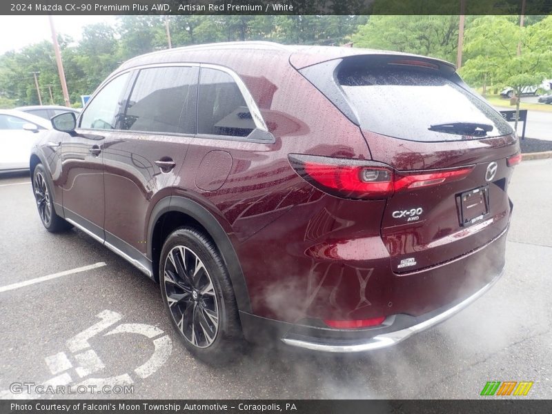 Artisan Red Premium / White 2024 Mazda CX-90 Premium Plus AWD