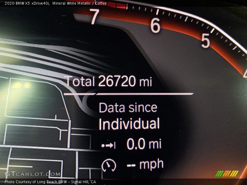 Mineral White Metallic / Coffee 2020 BMW X5 xDrive40i
