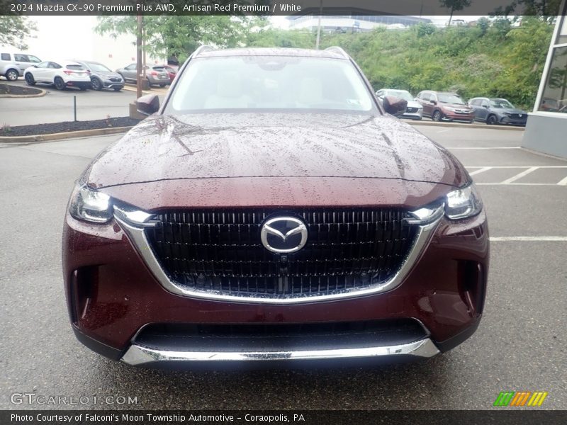 Artisan Red Premium / White 2024 Mazda CX-90 Premium Plus AWD