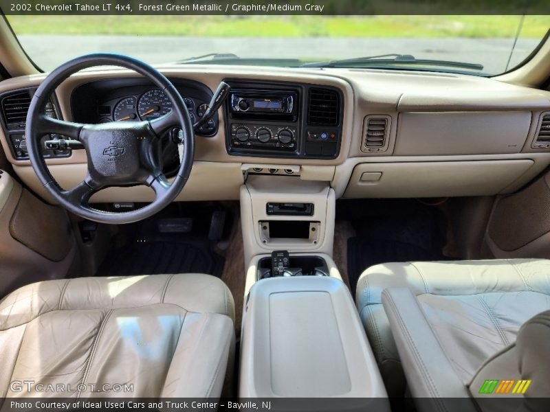 Forest Green Metallic / Graphite/Medium Gray 2002 Chevrolet Tahoe LT 4x4