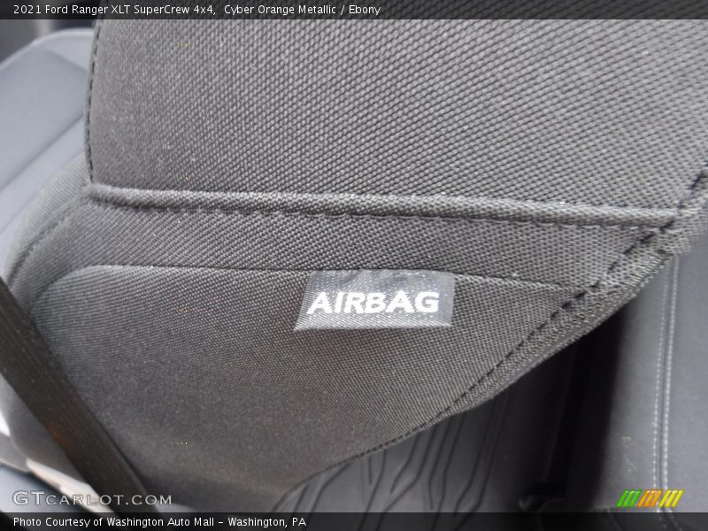Cyber Orange Metallic / Ebony 2021 Ford Ranger XLT SuperCrew 4x4