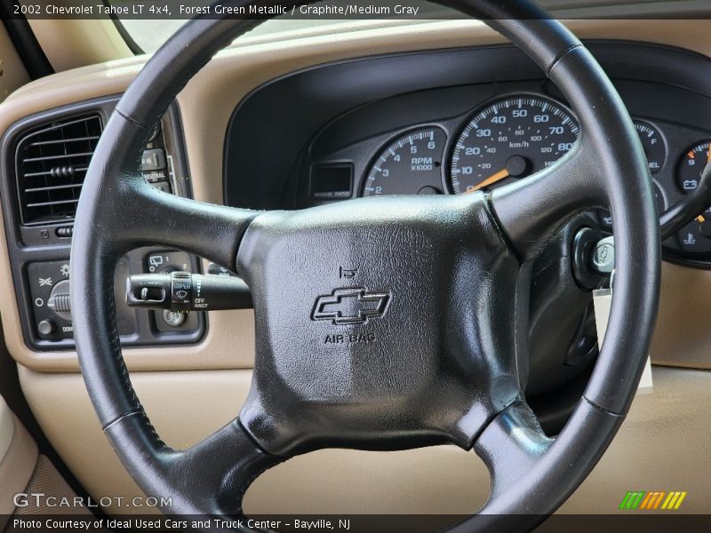 Forest Green Metallic / Graphite/Medium Gray 2002 Chevrolet Tahoe LT 4x4