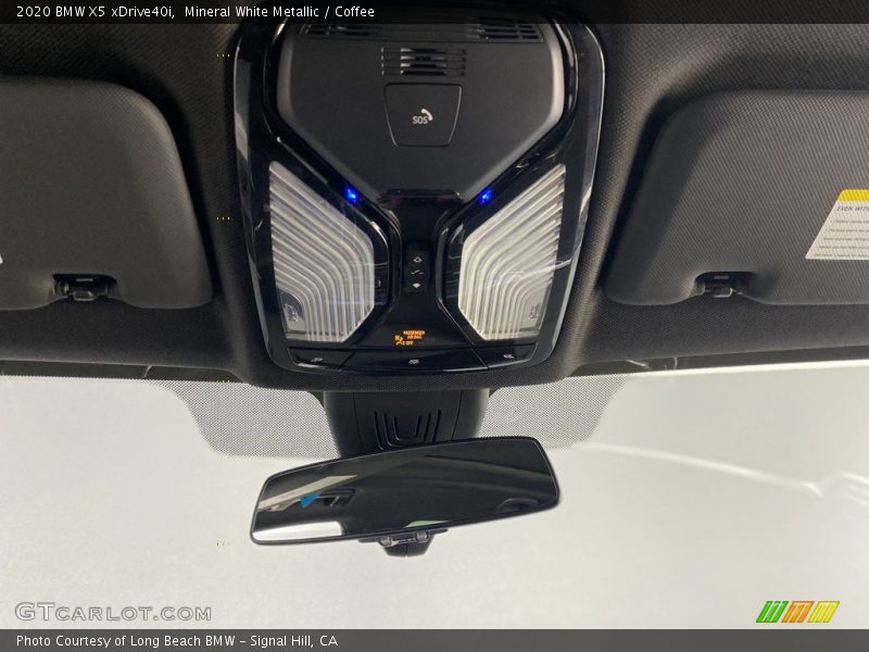 Mineral White Metallic / Coffee 2020 BMW X5 xDrive40i