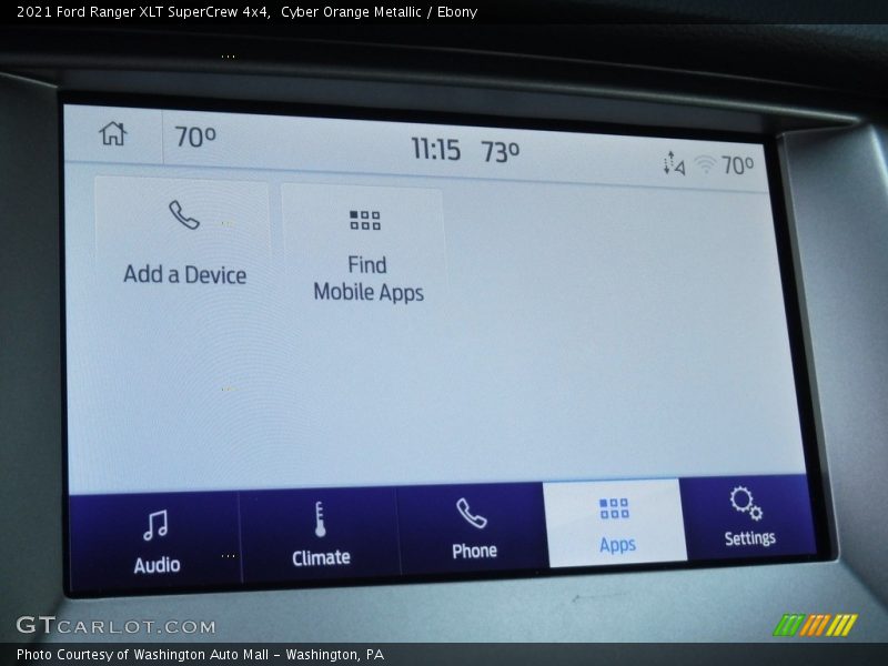 Cyber Orange Metallic / Ebony 2021 Ford Ranger XLT SuperCrew 4x4