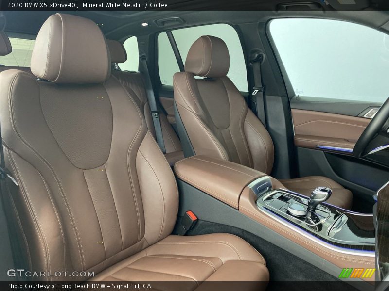 Mineral White Metallic / Coffee 2020 BMW X5 xDrive40i