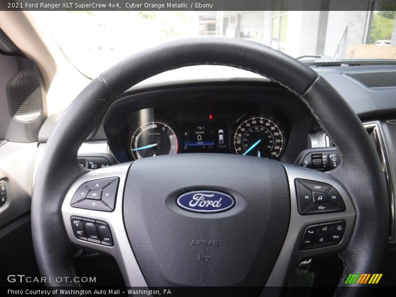 Cyber Orange Metallic / Ebony 2021 Ford Ranger XLT SuperCrew 4x4