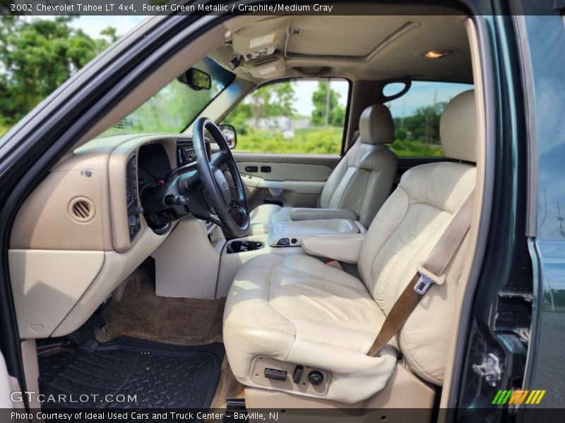 Forest Green Metallic / Graphite/Medium Gray 2002 Chevrolet Tahoe LT 4x4