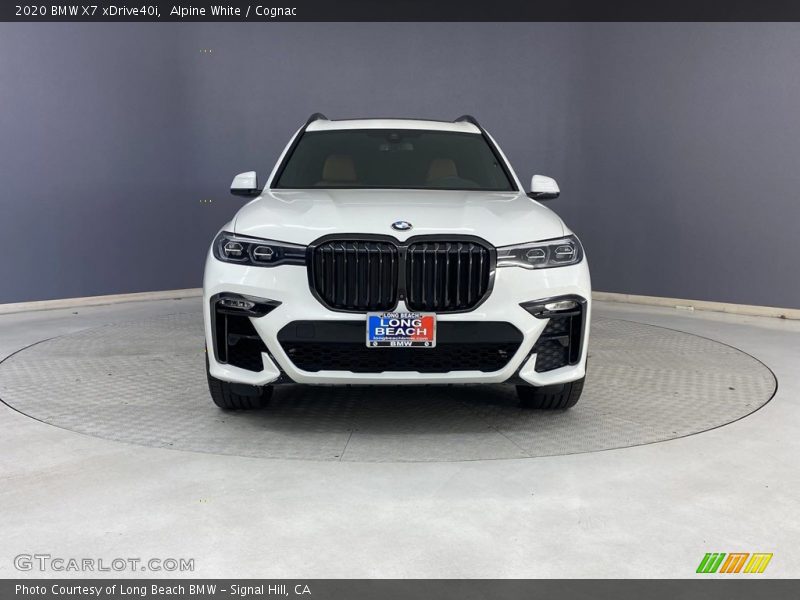 Alpine White / Cognac 2020 BMW X7 xDrive40i