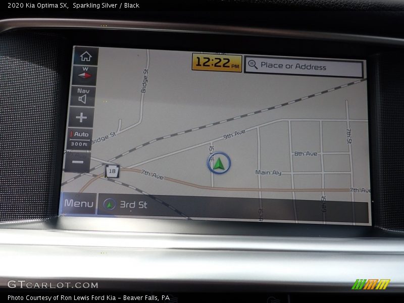 Navigation of 2020 Optima SX