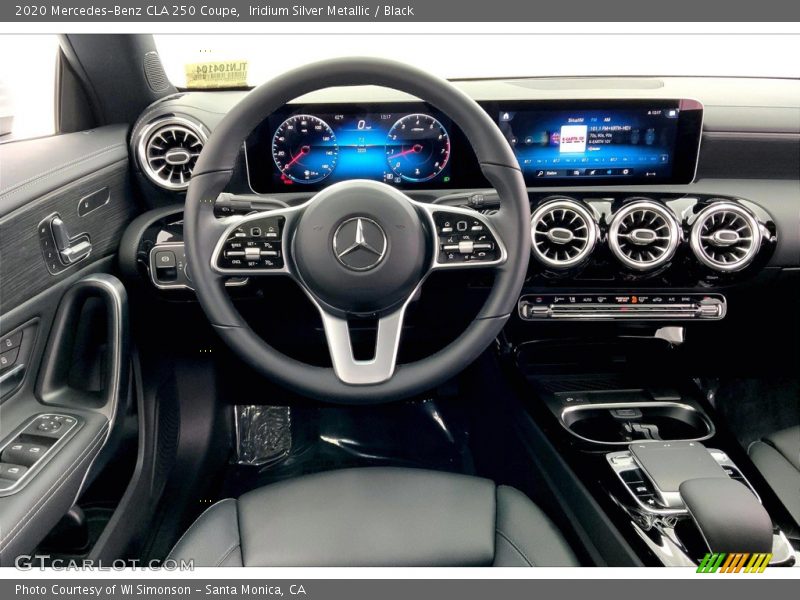 Dashboard of 2020 CLA 250 Coupe