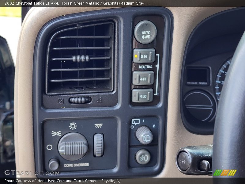 Forest Green Metallic / Graphite/Medium Gray 2002 Chevrolet Tahoe LT 4x4
