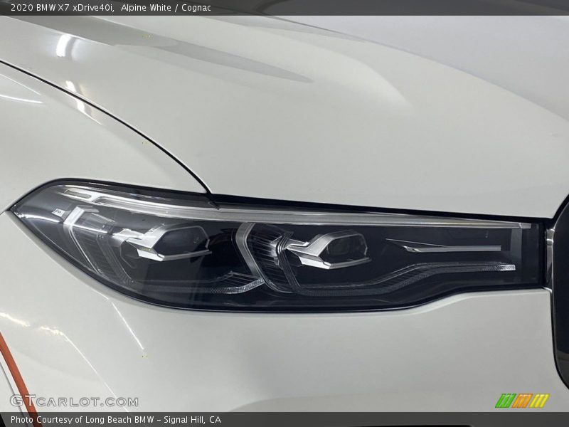 Alpine White / Cognac 2020 BMW X7 xDrive40i