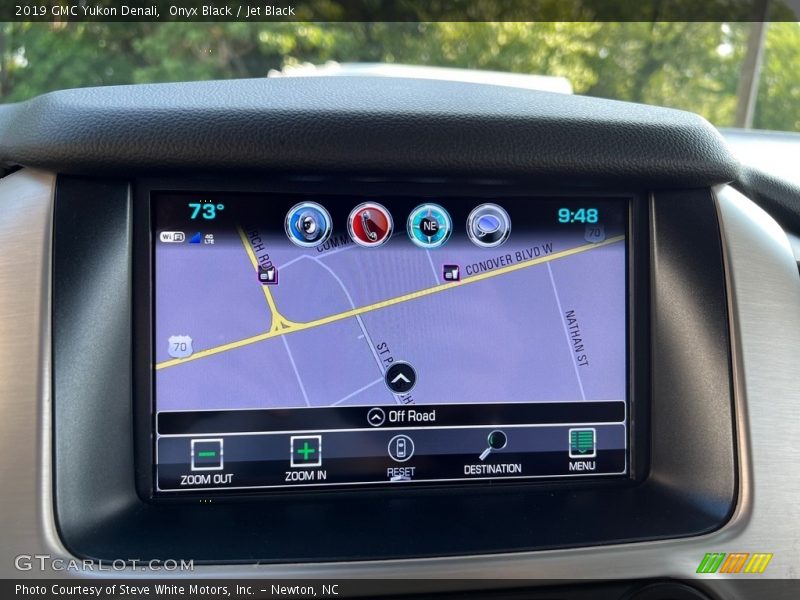 Navigation of 2019 Yukon Denali