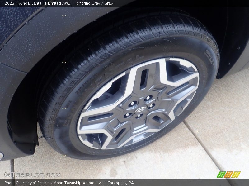 Portofino Gray / Gray 2023 Hyundai Santa Fe Limited AWD