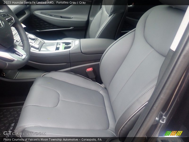 Portofino Gray / Gray 2023 Hyundai Santa Fe Limited AWD