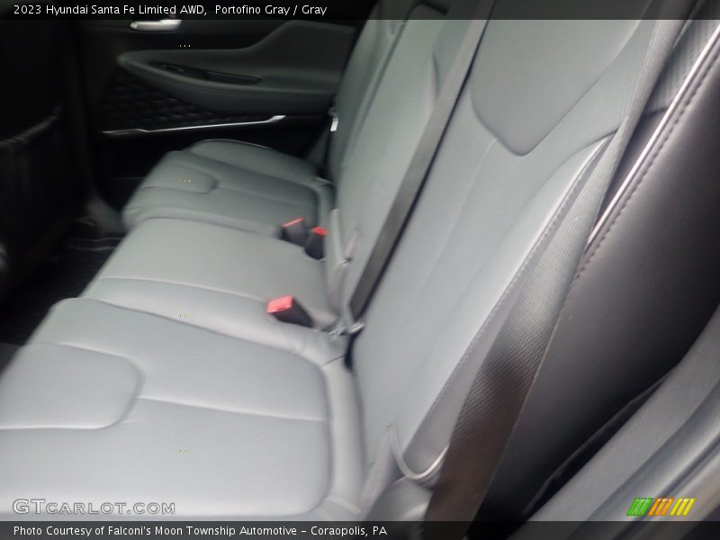 Portofino Gray / Gray 2023 Hyundai Santa Fe Limited AWD